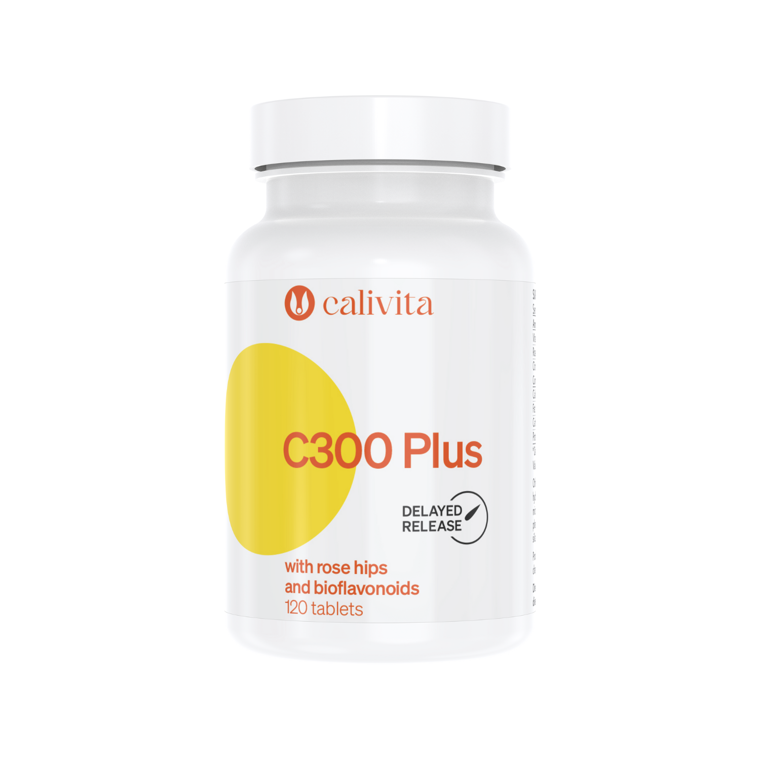 C 300 Plus z Dziką Różą i Bioflawonoidami Calivita - 120 tabletek